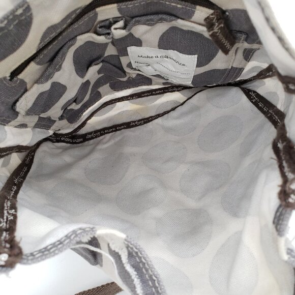 Thirty One Retro Metro Mod Polka Dot Gray Crossbody - Picture 4 of 7